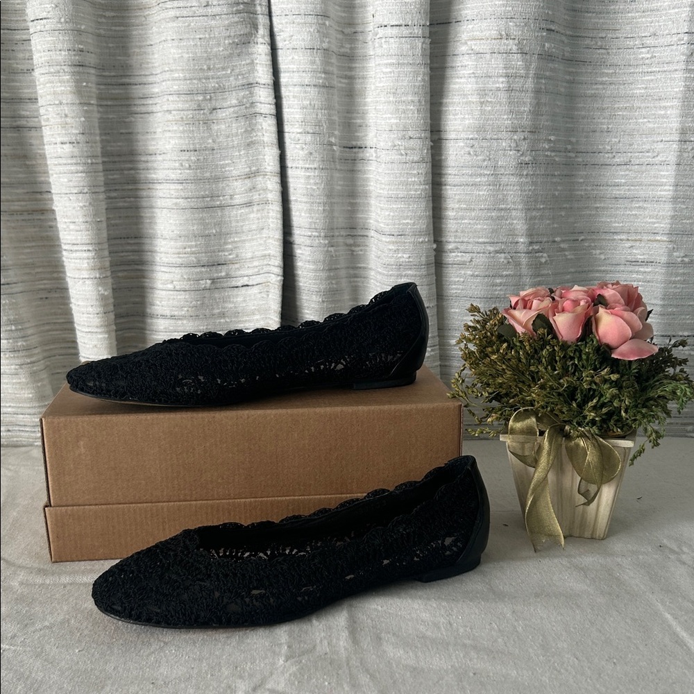J. Jill Black Lace Women's Flats